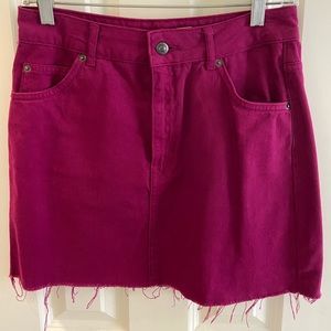 Top shop denim mini skirt
